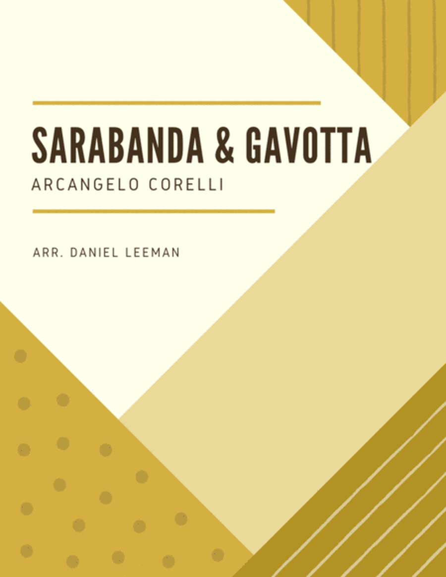 Sarabanda and Gavotta for Alto Saxophone & Piano image number null