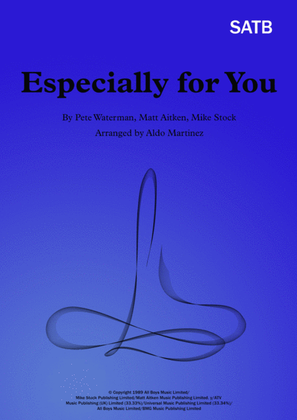 Book cover for Especially For You
