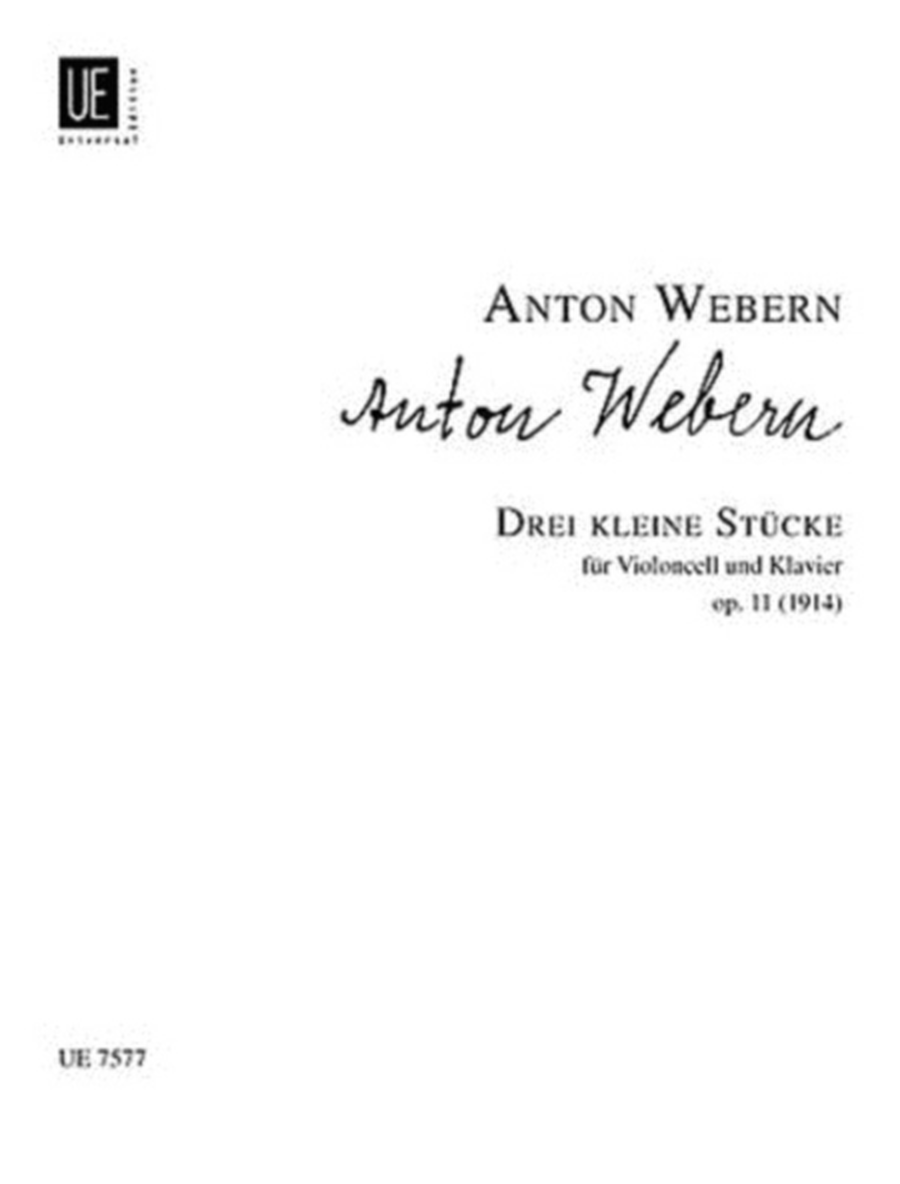 Webern - 3 Little Pieces Op 11 For Cello/Piano