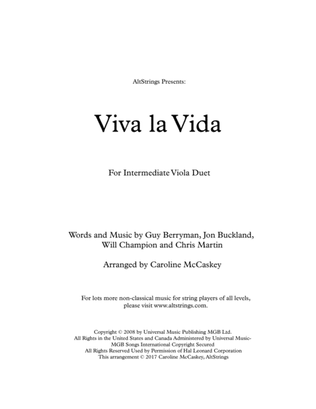 Book cover for Viva La Vida