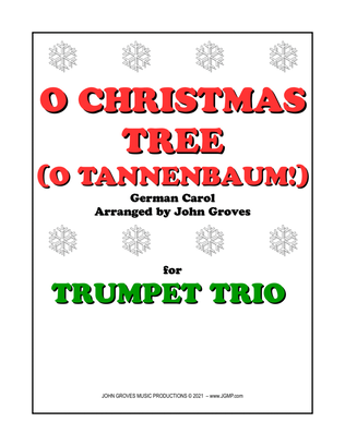 Book cover for O Christmas Tree (O Tannenbaum!) - Trumpet Trio