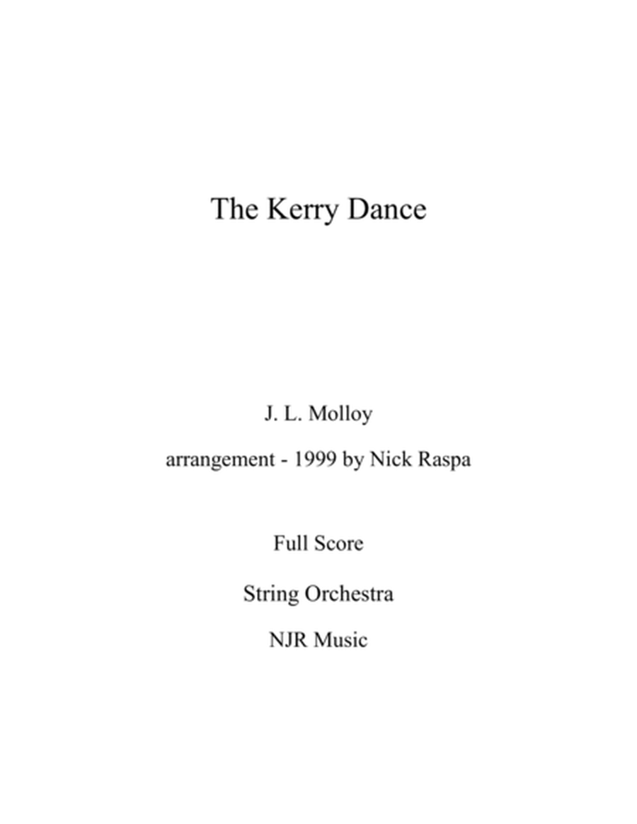 Kerry Dance (String Orchestra) Full Set image number null