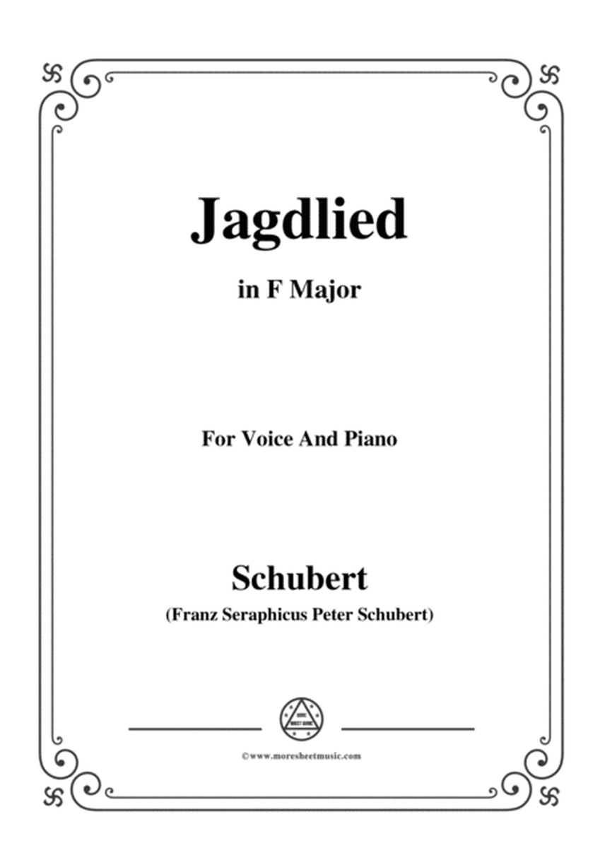 Schubert-Jagdlied(Hunting Song),D.521,in F Major,for Voice&Piano image number null