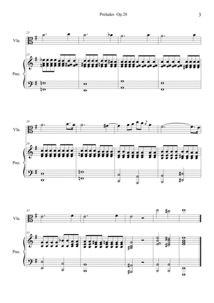 Preludes in E Minor Op.28 No.4