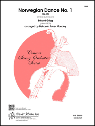 Book cover for Norwegian Dance No. 1 (Op. 35)