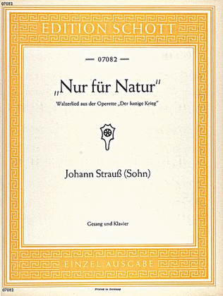 Book cover for Nur für Natur