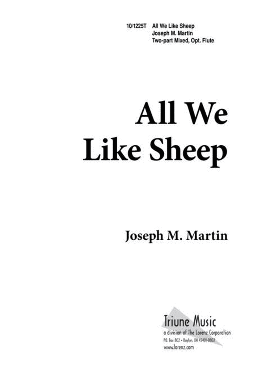 All We Like Sheep