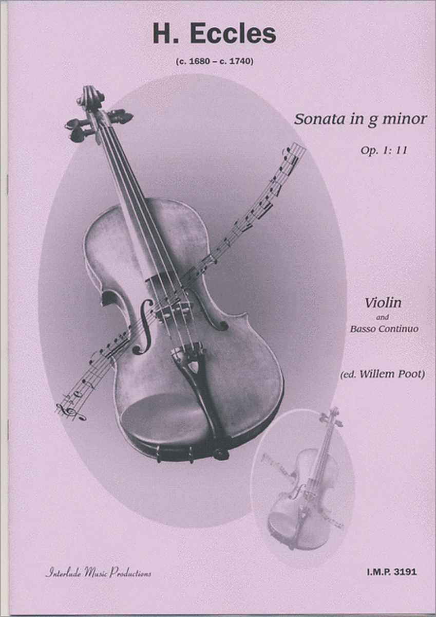 Sonate 11 G Op.1
