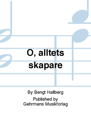 Book cover for O, alltets skapare