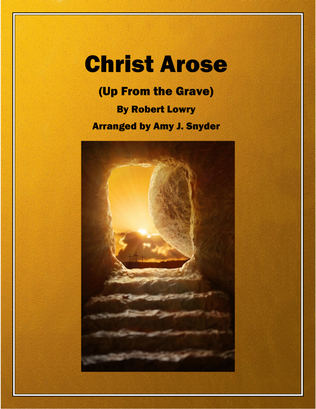 Book cover for Christ Arose, piano solo