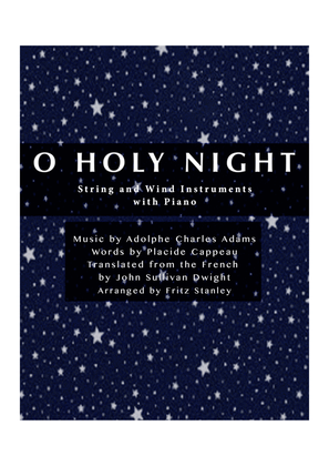 Book cover for O Holy Night - String and Wind Instruments with Piano