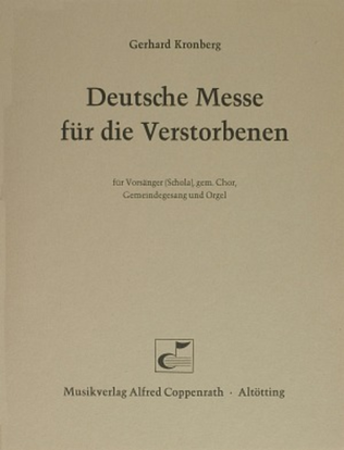 Deutsche Messe fur die Verstorbenen