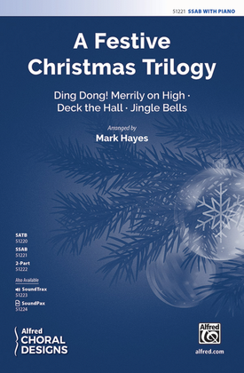 Book cover for A Festive Christmas Trilogy