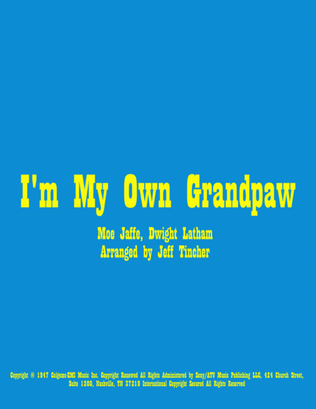 Book cover for I'm My Own Grandpaw