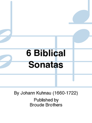 Book cover for 6 Biblical Sonatas. AOK 6C