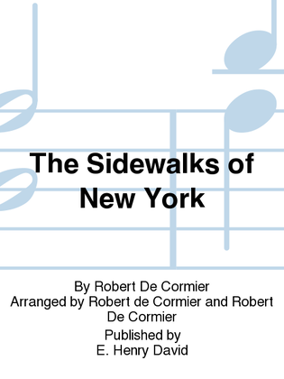 Book cover for The Sidewalks Of New York