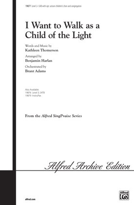 Book cover for I Want to Walk As a Child of the Light