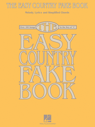 Book cover for The Easy Country Fake Book