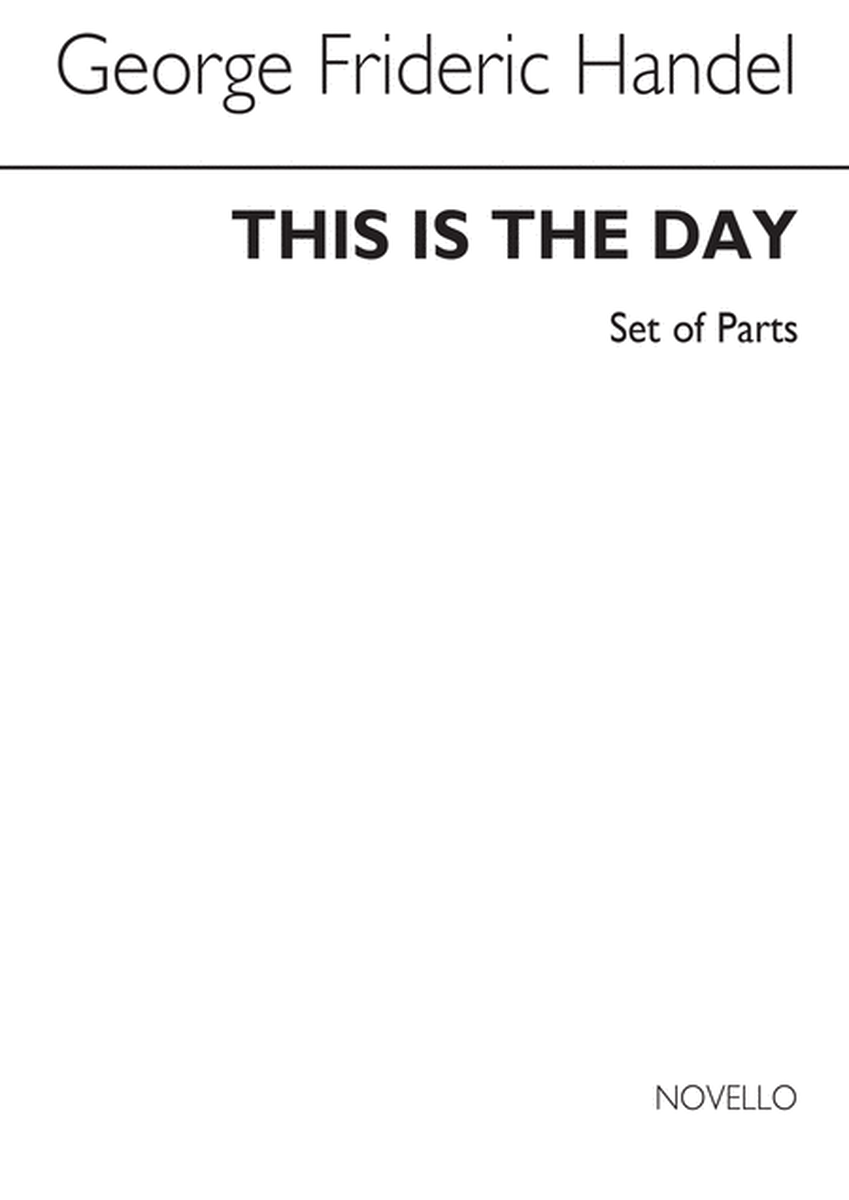 This Is The Day (Ed. Burrows) Extra Parts