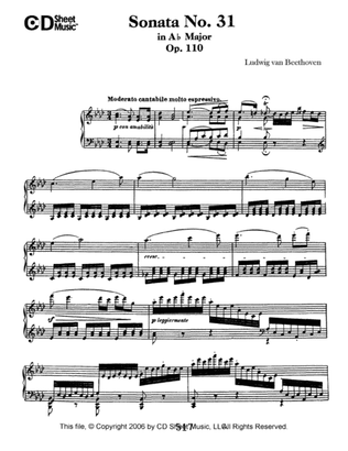 Sonata No. 31 In A-flat Major, Op. 110