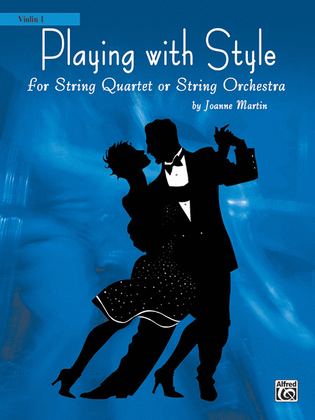 Book cover for Playing with Style - Violin 1