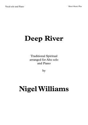 Deep River, for Alto solo voice and Piano