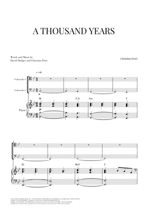 Book cover for A Thousand Years