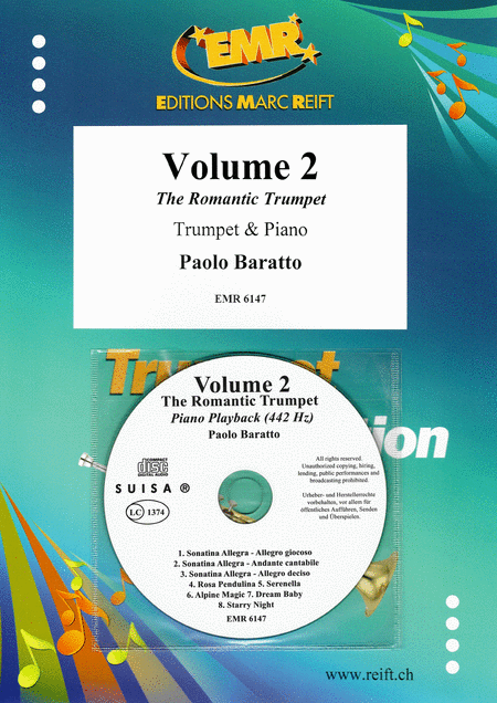Volume 2, The Romantic Trumpet (with CD)