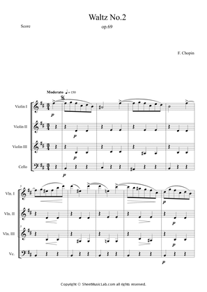 Book cover for Waltz No.10 in B Minor Op.69, No.2