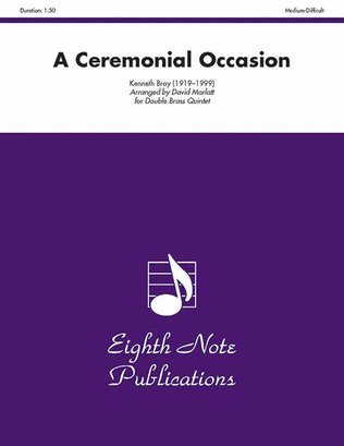 Book cover for A Ceremonial Occasion