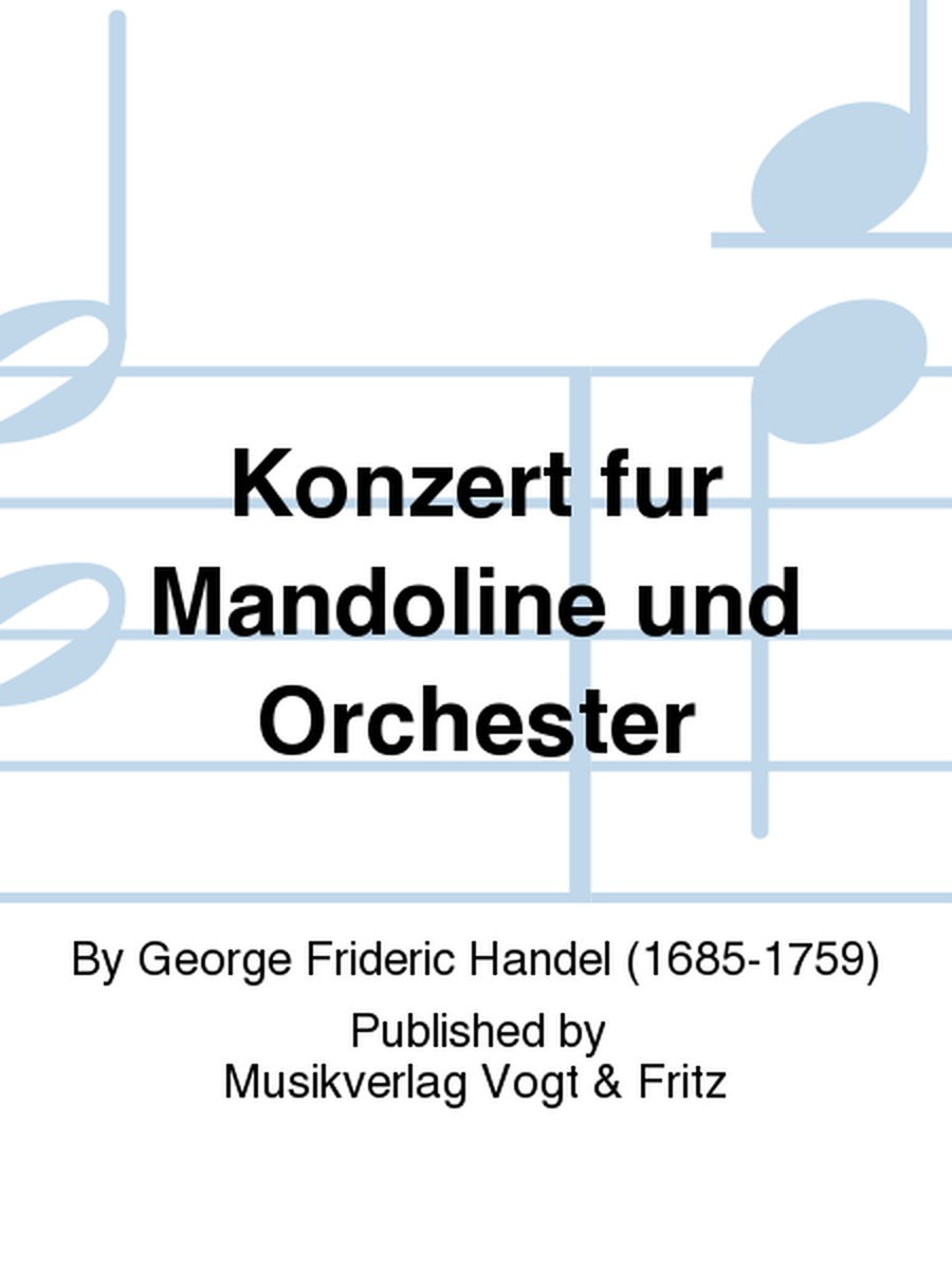 Konzert fur Mandoline und Orchester