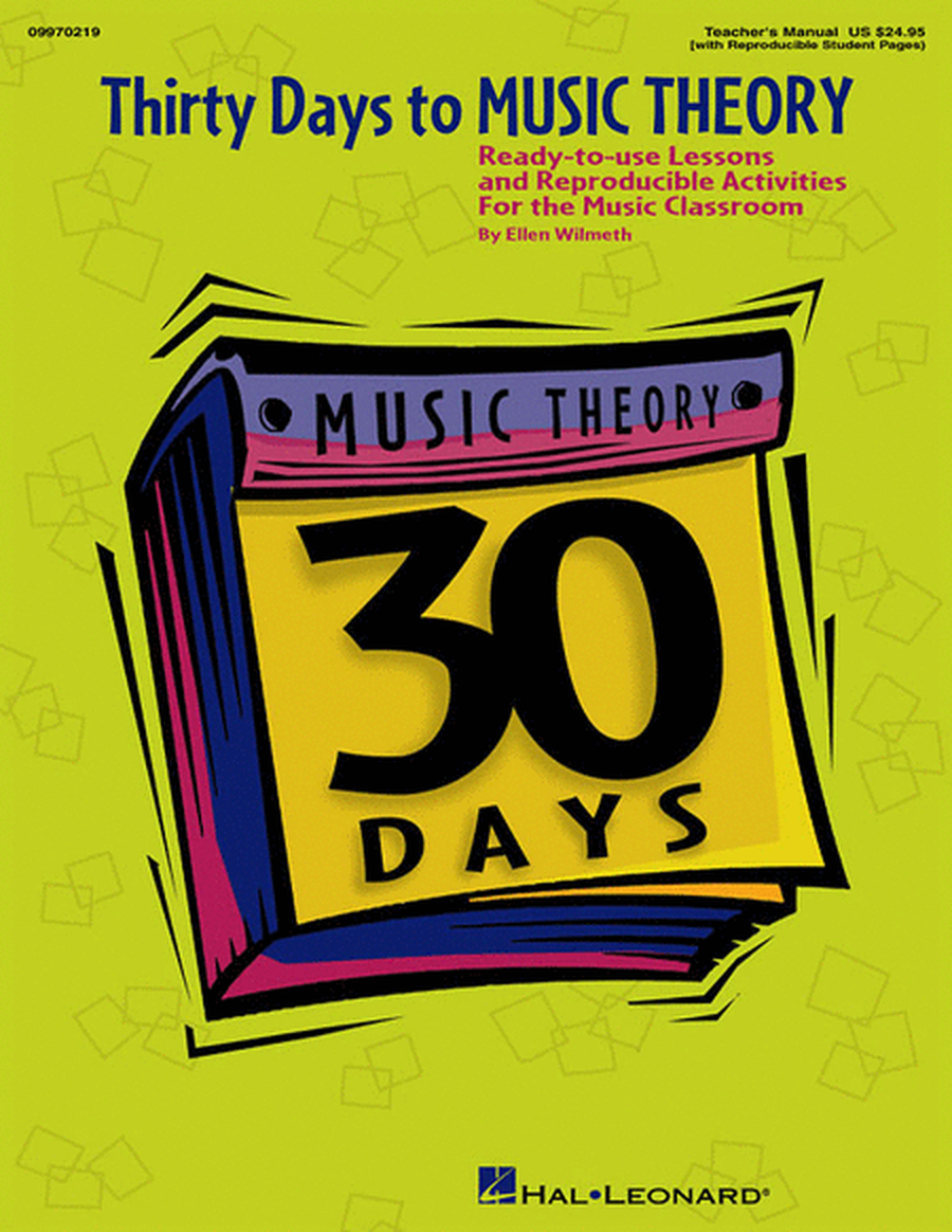 Thirty Days to Music Theory Classroom Resource