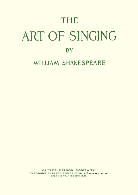 The Art of Singing