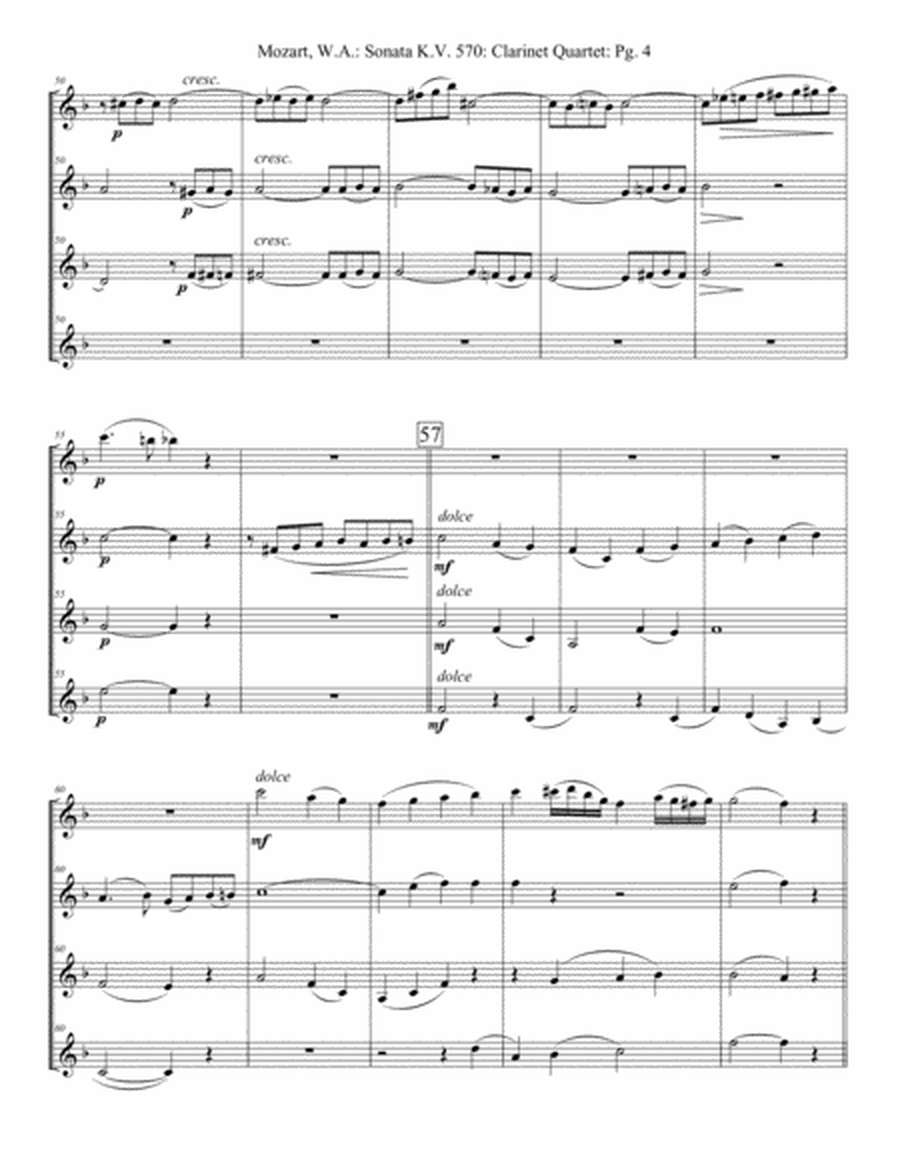 Sonata K.V. 570 (Clarinets) image number null