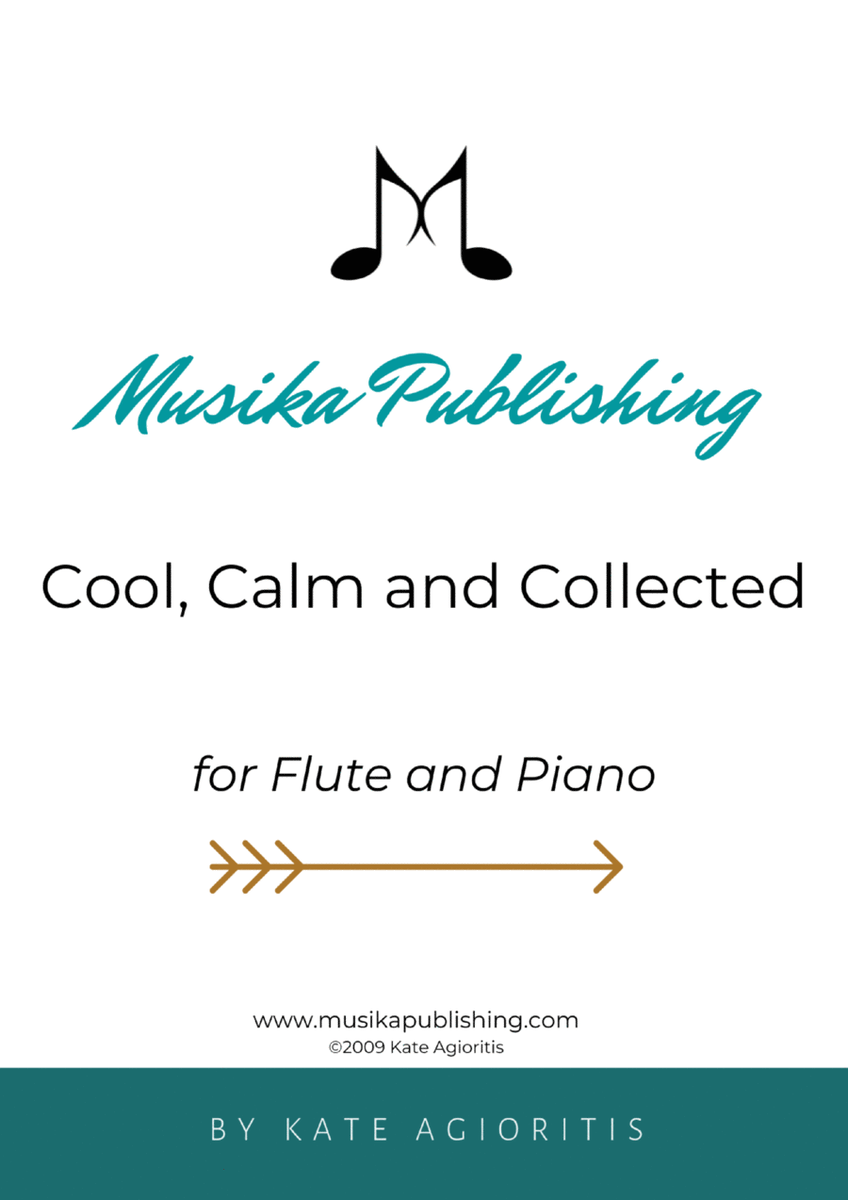 Cool, Calm and Collected - for Flute and Piano image number null