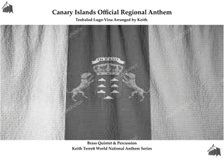 Book cover for Canary Islands Official Regional Anthem for Brass Quintet & Percussion (MFAO World National Anthem S