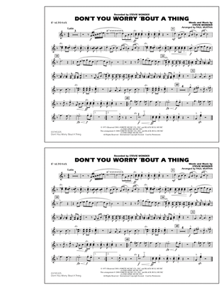 Book cover for Don't You Worry 'Bout A Thing - Eb Alto Sax