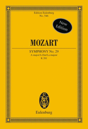 Book cover for Symphony No. 29 A major