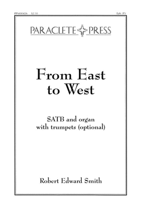 Book cover for From East to West