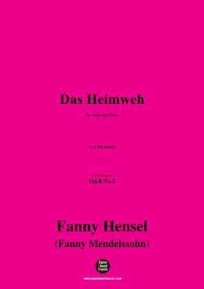 Fanny Mendelssohn-Das Heimweh,Op.8 No.2,in a flat minor
