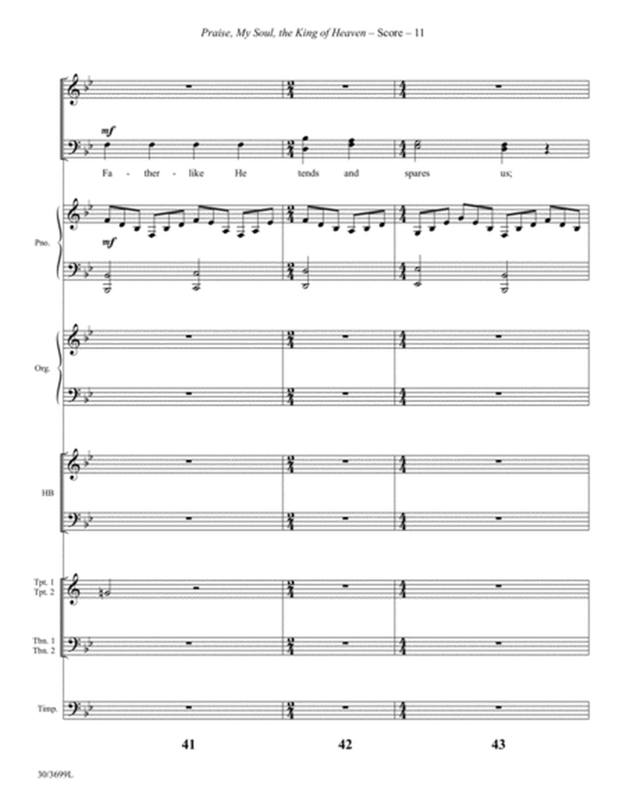 Praise, My Soul, the King of Heaven - Instrumental Ensemble Score and Parts