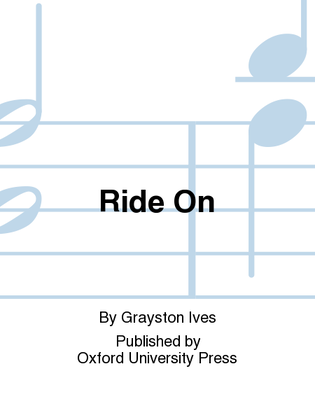 Book cover for Ride On