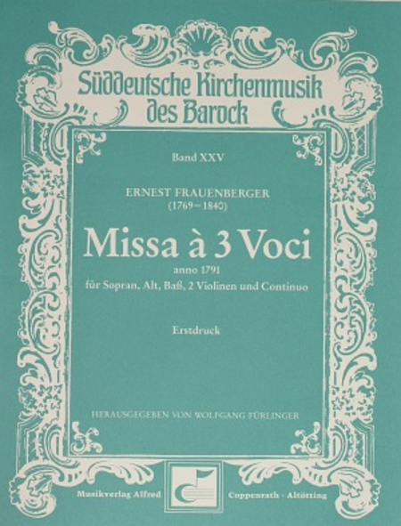 Missa a 3 Voci