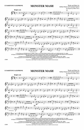 Book cover for Monster Mash: E-flat Baritone Saxophone