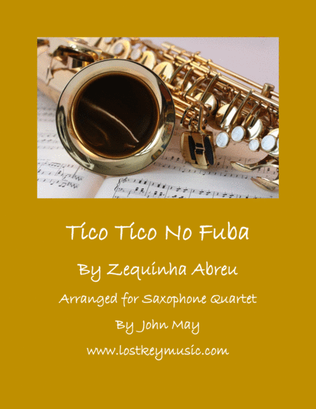 Book cover for Tico Tico No Fuba-Saxophone Quartet