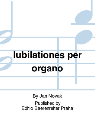Book cover for Iubilationes per organo