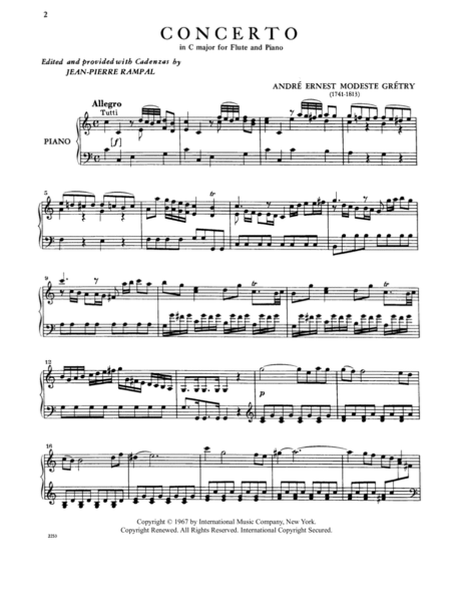 Concerto In C Major