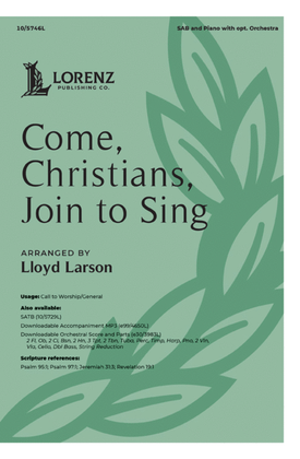 Book cover for Come, Christians, Join to Sing