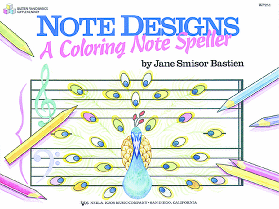 Note Designs: a Coloring Note Speller