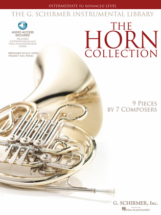 Book cover for The Horn Collection – Intermediate to Advanced Level